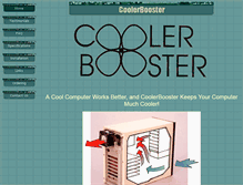 Tablet Screenshot of coolerbooster.com